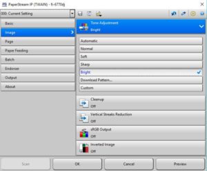 Best photo scanner with auto feed - Settings for Image values