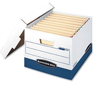 The best archival boxes for books - Picture of the Bankers box Heavy Duty Storage